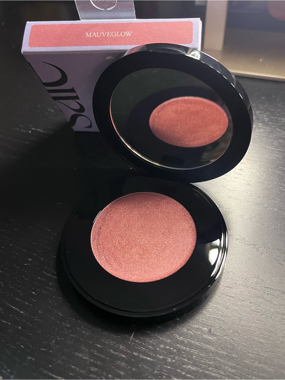 Saie Glow Sculpt Cream Highlighting Blush in Mauveglow